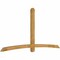 Ekena Millwork Bellingham Rough Sawn Timber Gable Bracket, Western Red Cedar, 108"W x 54"H x 4"D x 4"F, 12/12 Pitch GBW108X54X0404BEL00RWR - alternate 2